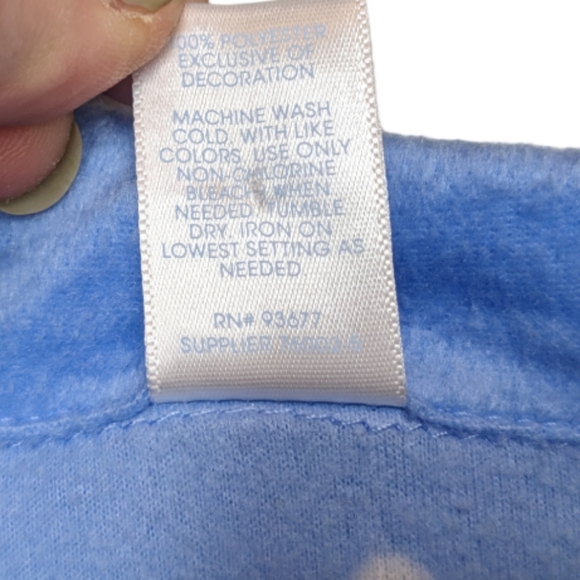 Adonna Blue Polka Dot Pajama Set, Size S ๐๐ค - Picture 12 of 12